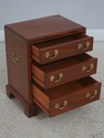 71735: STICKLEY 3 Drawer Mahogany Chairside Accent