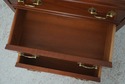 71735: STICKLEY 3 Drawer Mahogany Chairside Accent