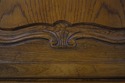 71392: BAKER Country French Oak China Cabinet