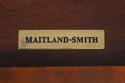 L71798: MAITLAND SMITH 2 Drawer Carved Mahogany Fo
