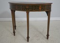 L71782: Adams Paint Decorated Vintage Console Hall