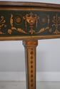 L71782: Adams Paint Decorated Vintage Console Hall