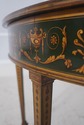 L71782: Adams Paint Decorated Vintage Console Hall