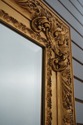 71732: JA OLSEN Square Ornate Gold Framed Mirror