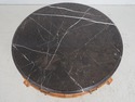 71738: CENTURY Round Marble Top French Empire Cent
