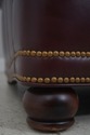 71731: HANCOCK & MOORE Burgundy Leather Loveseat S