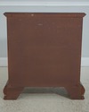71793: Pair THOMASVILLE 3 Drawer Mahogany Bowfront