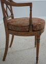 F69640: Adams Paint Decorated Cane Seat w. Cushion