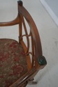F69640: Adams Paint Decorated Cane Seat w. Cushion