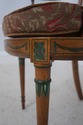 F69640: Adams Paint Decorated Cane Seat w. Cushion