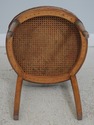 F69640: Adams Paint Decorated Cane Seat w. Cushion