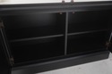71794: ETHAN ALLEN Roth Black China Display Cabine
