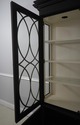 71794: ETHAN ALLEN Roth Black China Display Cabine