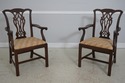 L71823: Set of 10 Carved Mahogany Chippendale Styl