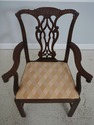 L71823: Set of 10 Carved Mahogany Chippendale Styl