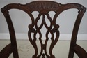 L71823: Set of 10 Carved Mahogany Chippendale Styl