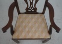 L71823: Set of 10 Carved Mahogany Chippendale Styl