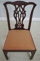 L71823: Set of 10 Carved Mahogany Chippendale Styl