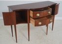 71542: HICKORY CHAIR Federal Inlaid Mahogany Sideb