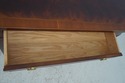 L71642: HEKMAN Crotch Mahogany 1 Drawer Console Ha