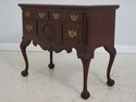 71817: BIGGS Mahogany Chippendale Style Carved Low