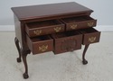 71817: BIGGS Mahogany Chippendale Style Carved Low