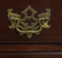 71817: BIGGS Mahogany Chippendale Style Carved Low