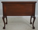 71817: BIGGS Mahogany Chippendale Style Carved Low