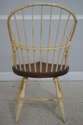 71822: Set of 4 Vintage Painted Bow Back Windsor A