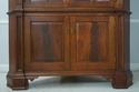 66800: LOUIS IRION Monumental 2 Piece Walnut Corne