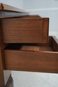 64468: YORKSHIRE HOUSE Walnut Leather Top Desk