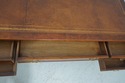 64468: YORKSHIRE HOUSE Walnut Leather Top Desk