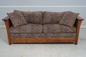 66872: STICKLEY Prairie Mission Oak Settee Sleeper