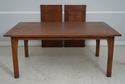 66851: STICKLEY Mission Oak Dining Room Table w. 2