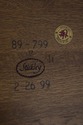 66851: STICKLEY Mission Oak Dining Room Table w. 2