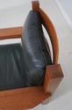 71348: STICKLEY Eastwood Mission Oak Leather Chair