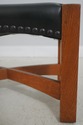 71348: STICKLEY Eastwood Mission Oak Leather Chair