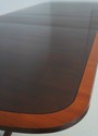 L67920: STICKLEY Mahogany Banded Dining Room Table