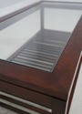 70396: STICKLEY Cherry Mission Style Two-Tier Glas