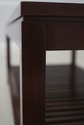 70396: STICKLEY Cherry Mission Style Two-Tier Glas