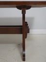 71346: STICKLEY Mission Oak Keyhole Trestle Dining