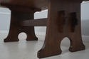 71346: STICKLEY Mission Oak Keyhole Trestle Dining