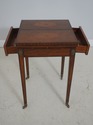 L71339: MAITLAND-SMITH Two-Drawer Mahogany And Lea