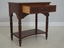 L71170: Pair Of ETHAN ALLEN Mahogany Two-Tier Nigh