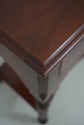 L71170: Pair Of ETHAN ALLEN Mahogany Two-Tier Nigh