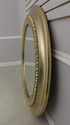 F58656EC: Large Round Silver Finish Beveled Glass 