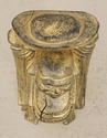 F58681EC: Wood Carved Buddhist Figural Statue