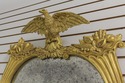 58647EC: Federal Style Gold Gilt Eagle Carved Look