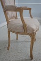 67051: Pair French Louis XV Upholstered Open Armch