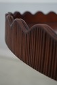 67028: Caribbean Style Carved Mahogany Tray Top Se